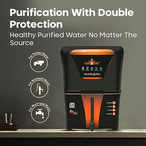 AQUA D PURE 4 in 1 Copper RO Water Purifier UV, UF, TDS