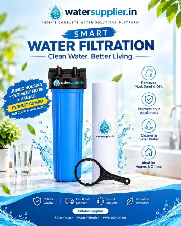 Jumbo Water Filter Housing with Sediment Filter Jumbo Water Filter Housing with Sediment Filter